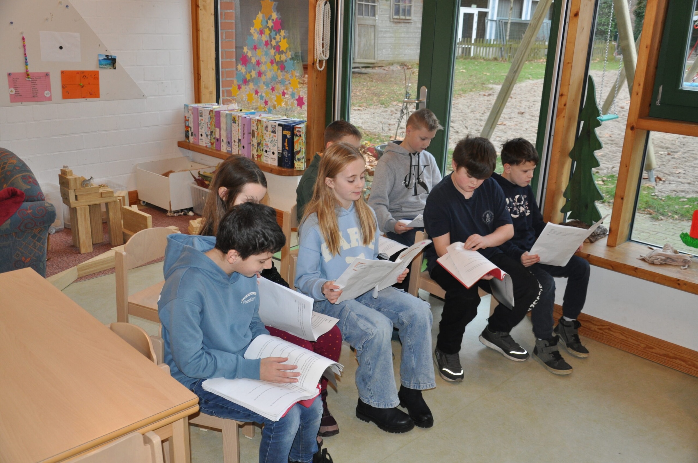 Weihnachtliches Vorlesetheater in der Kita