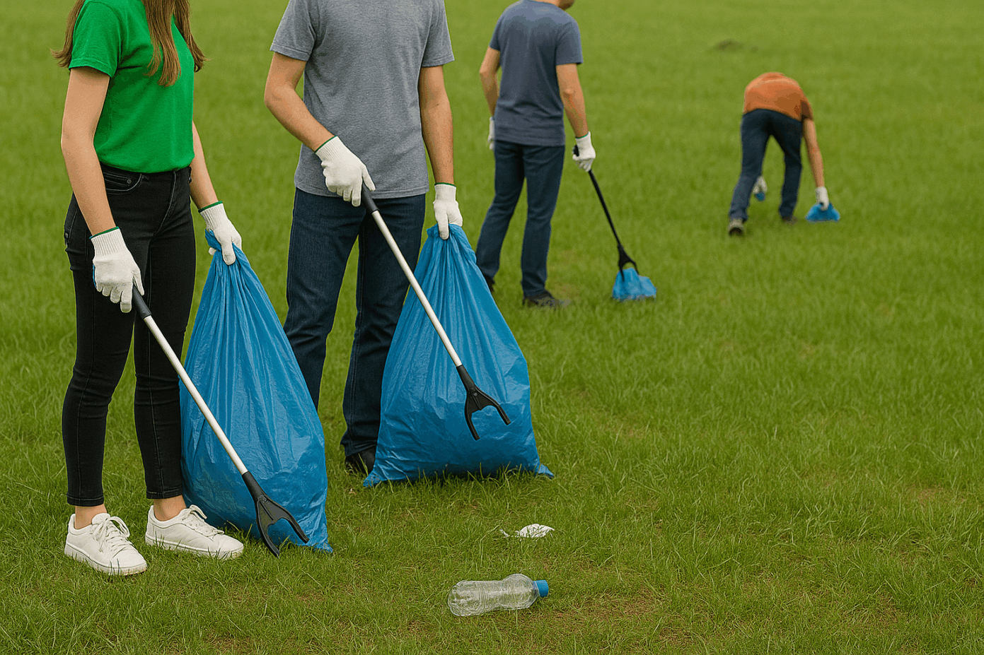 Schulklasse sammelt Müll: Einsatz für eine saubere Umwelt in Horst